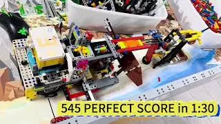 FLL Unearthed: Max Score 545 Points in Under 1:30 | FIRST LEGO League Robot Run#fllunearthed