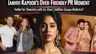 Janhvi Kapoor’s Forced Chemistry With Rohit Saraf for PR After Getting TROLLED? 😳