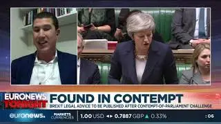 British ministers found in contempt over Brexit legal advice | Euronews Tonight