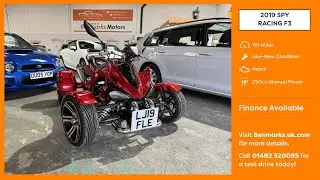 Spy Racing F3 250cc Quad Bike | Road Legal | Only 110 Miles | Like New