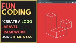 Create a Logo "Laravel Framework" using HTML and CSS