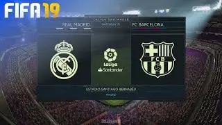 FIFA 19 - Barcelona vs Real madrid ft. Messi, Benzema, | UCL Final Match | PC Gameplay [4K60]