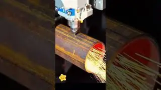 @Xingtai Kaihuan Laser Tube Cutting Machine  #LaserTubeCutter #LaserCutt    #Metalworking #Automatic