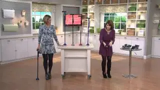 HurryCane Freedom Edition Walking Cane with Extra Feet and Carry Bag with Kerstin Lindquist