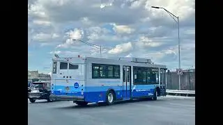 PANY & NJ: 2007 Orion VII OG HEV 07.501 #724 Audio Recording On The JFK Cargo Rd