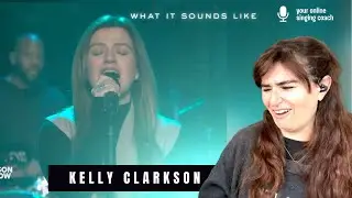Kelly Clarkson  -What It Sounds Like - Vocal Coach Reaction/Analysis