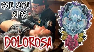 Tatuaje en todo el ABDOMEN // area dificil a tatuar // adios TORREON