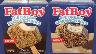 FatBoy Ice Cream Sandwich Pops: S’mores & Waffle Cone Review