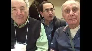 Izzy, Rabbi Bill, Jonathan at Yiddish conference, PGH Apr 2013
