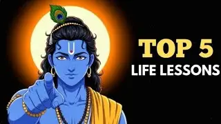 Top 5 Ultimate Life Lessons by Lord Krishna 🕉️🔥 | Bhagavad Gita Wisdom