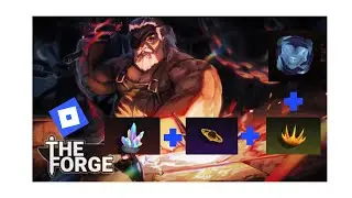 NEW UPDATE!!! 😱 GILA! 50K GOLD CUMA 15 MENIT? Pake Prismatic Pickaxe di The Forge Roblox! (VERTICAL)