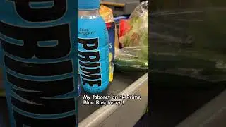 My faboret drink Prime?Blue Raspberry #primedrink#short