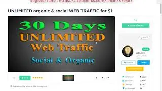 UNLIMITED Organic Social Website Traffic On SEOClerks Just $1