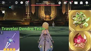 Traveler Dendro Team vs Lvl 90 Childe | Genshin Impact