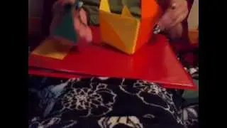 Origami Transforming Rose Box