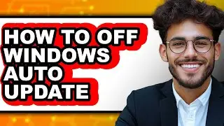 How to Off Windows Auto Update (only Way)