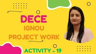 IGNOU  DECE 4 - Activity 19  |  PROJECT WORK  |  Concept of Objects that Float and Sink