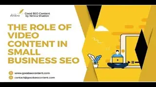 THE ROLE OF VIDEO CONTENT IN SMALL BUSINESS SEO IN 2024 || NIMRAO
