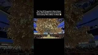 The 24K Gold Tree with 980,000 Leaves |  | Tree of Prosperity Show #short 2025