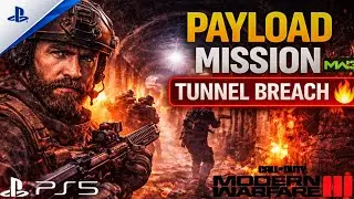 Payload Mission Gameplay | Tunnel Breach Scene | COD MW3 