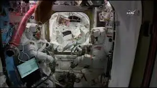 ISS Spacewalk running late (Leaky spacesuit)