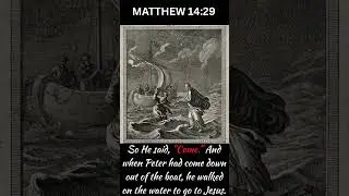MATTHEW 14:29--Bible Verse of the Day (4/12/25) #shorts  #bible #bibleverseoftheday #jesus