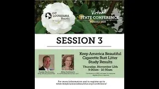 KLB State Conference Session 3 ::Keep America Beautiful Cigarette Butt Litter Study Results