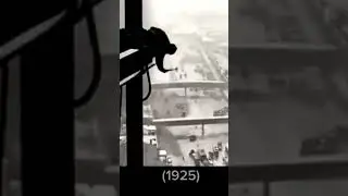 Must watch - construction workers in 1925 working with no safety equipment. #history #construction