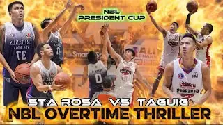 OVERTIME THRILLER NG STA ROSA - TAGUIG NG NBL SA SAN PABLO LAGUNA