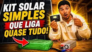 KIT SOLAR LIGA QUASE TUDO explicação e instalação completo. Melhor vídeo que você vai ver