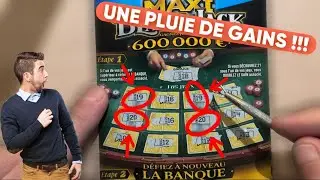 200&euro; DE MISES 🍀 JE FAIS UN CARNAGE SUR CES 20 TICKETS DE MAXI BLACKJACK 🃏