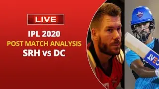 IPL 2020 Post Match Analysis: SRH vs DC |Join us Live | David Warner | Shreyas Iyer | Sports Today