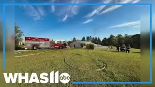 Two hospitalized after gasoline fire in Floyds Knobs, Indiana