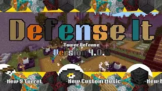 Defense It! ! ! Version4.0.0 Release | Tower Defense Map | Trailer | Mcpe Map