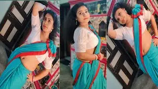 Manisha Koirala (Heroine) saree draping video #vlog#saree#saadi#heroine
