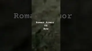 Roman Armor Shot By Bow and Arrow #romanarmor #romanempire #romanarmy