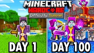 I Survived 100 Days as an Illusioner in Hardcore Minecraft... Here&rsquo;s What Happened