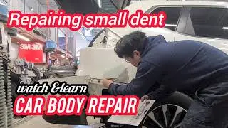 Step-How to repair small damaged. Car body Repair Denting & painting.watch & learn tutorial..