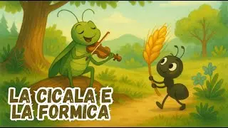 La Cicala e la Formica | Le favole di Esopo | Storie per bambini con morale