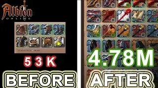 HOW TO MAKE 4.78M  wear  50K BUILDS in Corrupted Dungeons - Albion Online - claw - farming  silver
