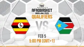Uganda v South Sudan | Full Basketball Game | FIBA Women's AfroBasket 2025 Qualifiers