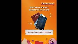 ICICI Bank Student Sapphiro Forex Card - your passport to smarter savings.💸