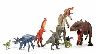 New 5 Jurassic World Survival Dinosaur Toys Unboxed Afrovenator, Ceratosaurus, Brachauchenius Mattel