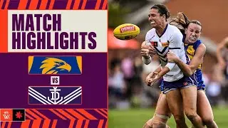 West Coast v Fremantle Highlights | Week Eight, 2024 | AFLW