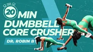 20 Min Dumbbell Core Crusher | Intense Abs Workout