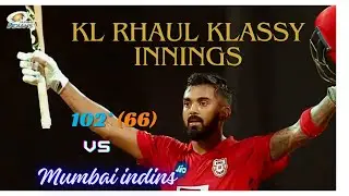 KL RAHUL KLASSY 100* vs Mumbai Indians