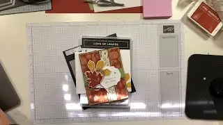 Stampin Up Love of Leaves//Вышитые листья//Позолоченная осень DSP//Веселая складка//День благодар...