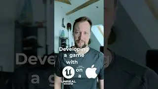 Unreal Engine 5 on a Mac 💻 #gaming #unrealengine #gamedev #solo