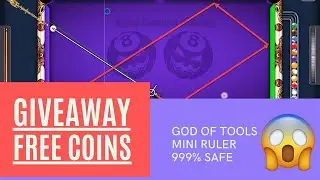 FREE COINS GIVEAWAY ! GOD OFF TOOLS. MINI RULER!