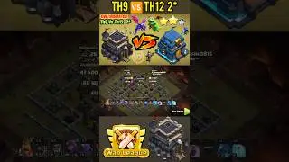 Th9 Vs Th12 2* in CWL Mismatch #clashofclans